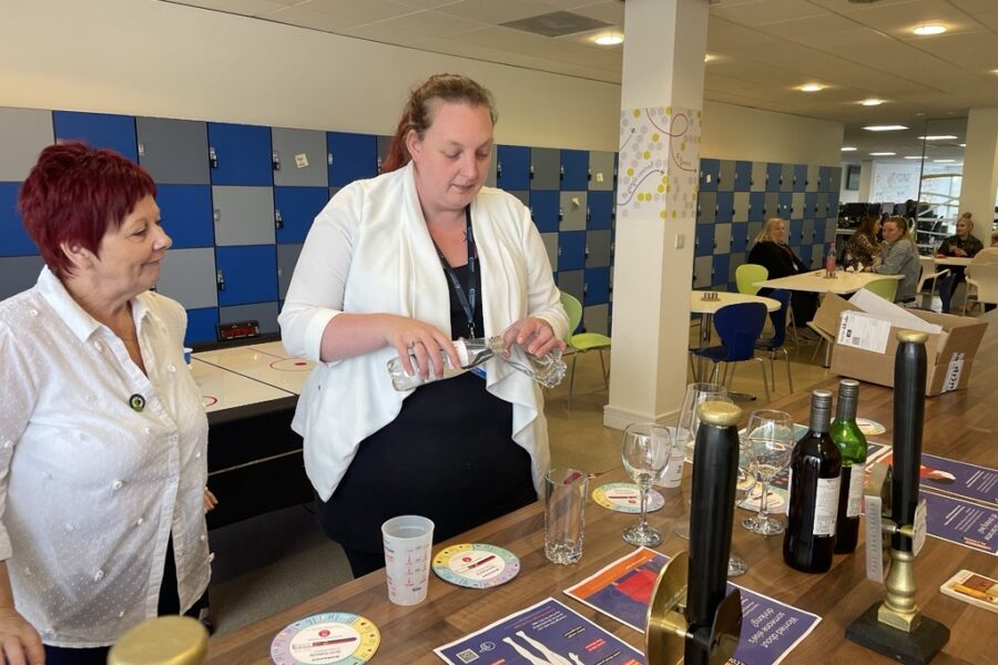 Cora staff taking part in health and wellbeing initiative